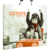 Orbus 8ft Coyote Serpentine Popup Kit with full graphics