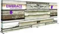 8'x3' Orbus Embrace Full fitted Graphic with End Caps Trade Show Display