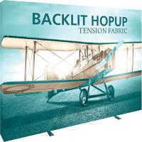 Orbus Hopup 10ft Backlit Straight Tension Fabric Display