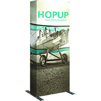 2point5 Orbus Hopup tension fabric tower for exhibits