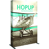 5' x 8' hopup tension fabric display for trade shows