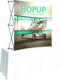 Curved table top displays for Trade Shows