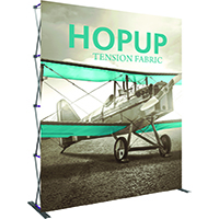 Orbus 8ft x 10ft Extra Tall Hopup Trade Show display