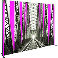 Orbus Vector Frame Backlit fabric banner kit 5