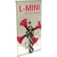 Orbus L-Mini 1x2 Tabletop banner stand