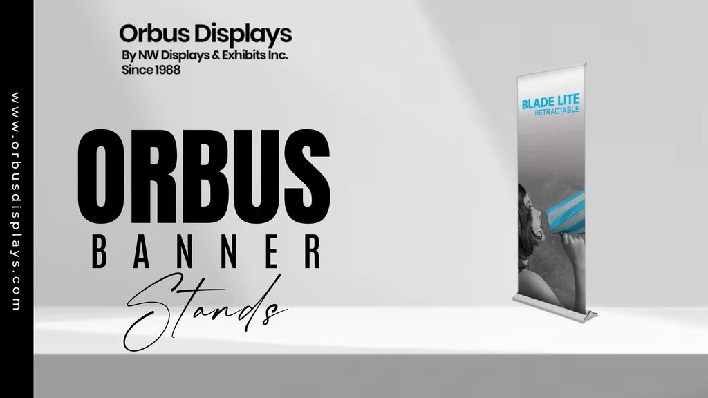 Orbus banner stands