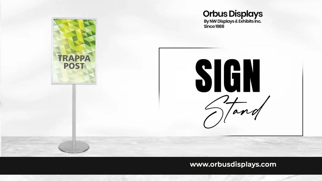 How Sign Stands Boost Visibility at Trade Shows and Events