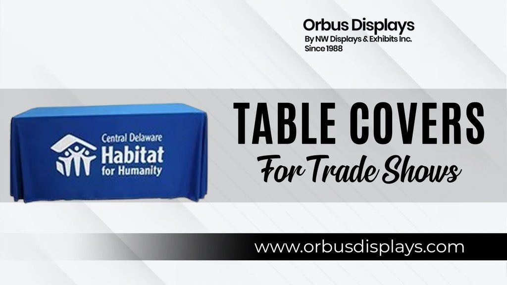 table covers for trade shows