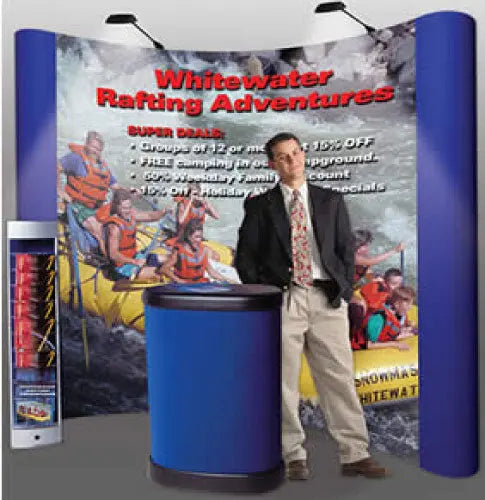 Coyote Mural Pop-Up Display Kits 10' and 8' Wide Orbus Coyote Pop Up Displays
