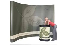 Coyote Mural Pop-Up Display Kits 10' and 8' Wide Orbus Coyote Pop Up Displays