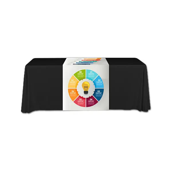 Economy Printed Trade Show Table Runner Economy Printed Table runners