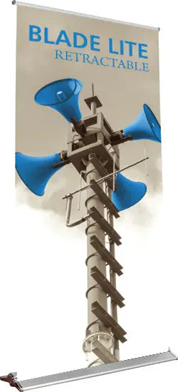 Blade Lite 1200 Retractable Banner Stand  47.25"W Orbus Banner Stands