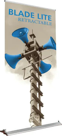 Blade Lite 850 Retractable Banner Stand   33.5 W Orbus Banner Stands