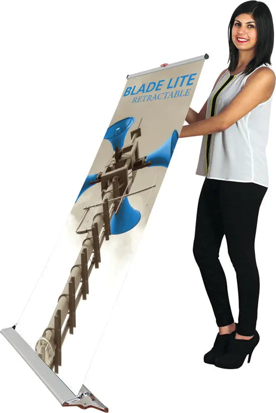 Blade Lite 920 Retractable Banner Stand   33.5"W Orbus Banner Stands
