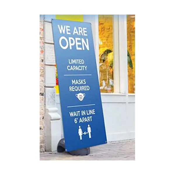 Blizzard Outdoor Banner Stand Orbus Blizzard Display