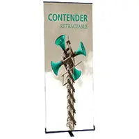 Contender 48"Wide Monster Retractable Banner Stand Orbus Contender Banner stands