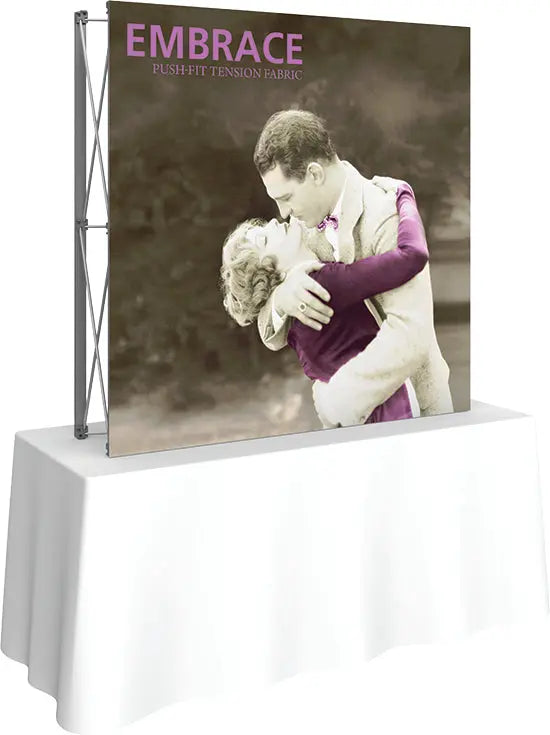 2 x 1 Embrace Front Graphic Tabletop Display Orbus