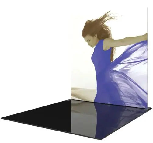 Formulate Master 10ft w x 10ft high Straight Fabric Backwall Orbus Formulate Fabric Displays