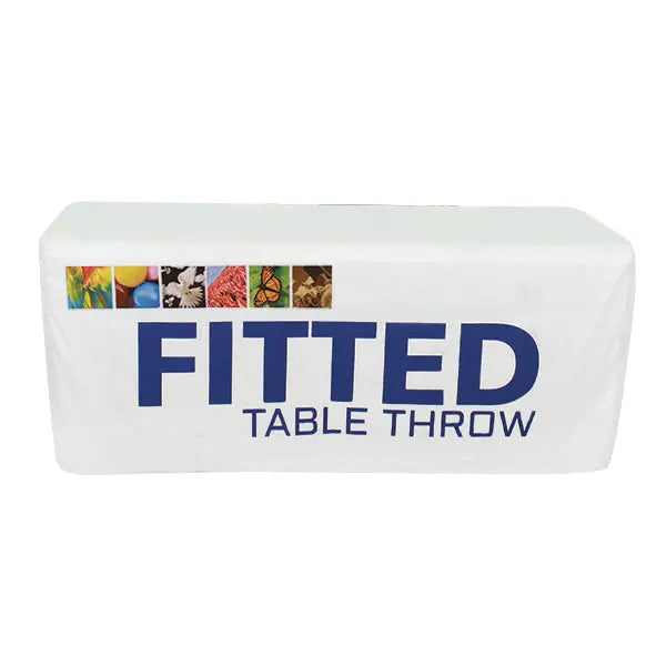 Rectangular Fitted Table Throw w/Dye Sub Graphics Orbus