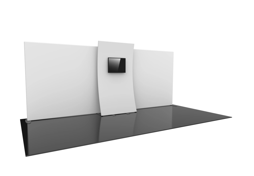 FORMULATE DESIGNER SERIES 20FT FABRIC BACKWALL KIT 05 Orbus Formulate Fabric Displays