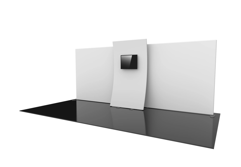 FORMULATE DESIGNER SERIES 20FT FABRIC BACKWALL KIT 05 Orbus Formulate Fabric Displays