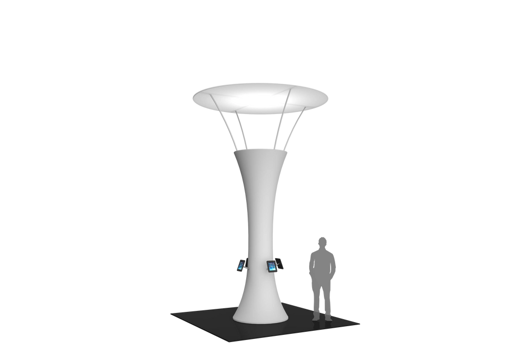FORMULATE FUNNEL 04 TENSION FABRIC STRUCTURE Orbus Formulate Fabric Displays