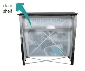 Hopup Trade Show Counter Orbus Hop Up Fabric Displays