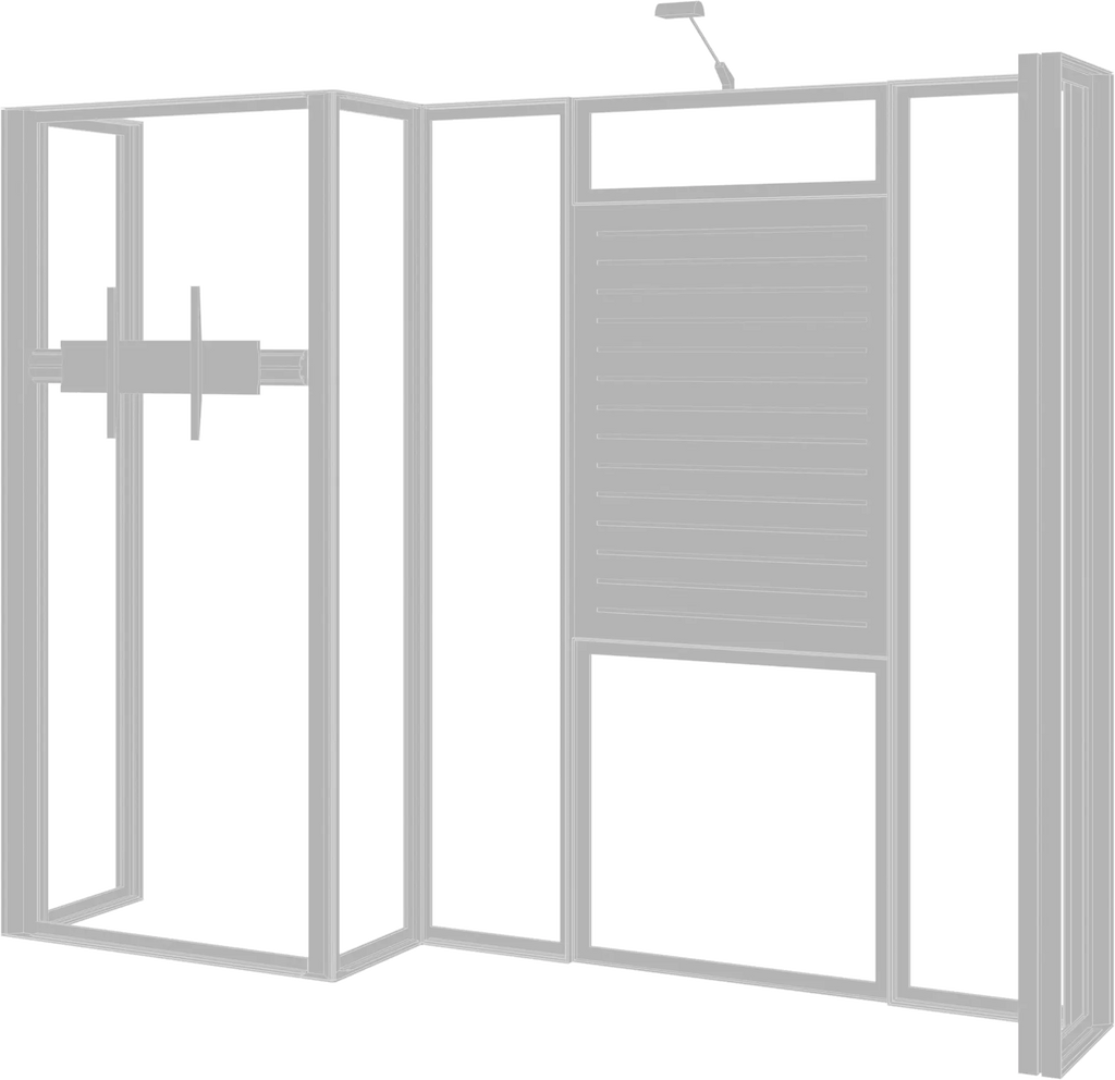 HYBRID PRO 10FT MODULAR BACKWALL KIT 34 Orbus Formulate Fabric Displays