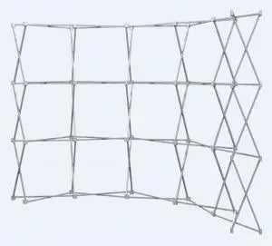 13' Hopup Curved Full Fabric Display Orbus Hop Up Fabric Displays