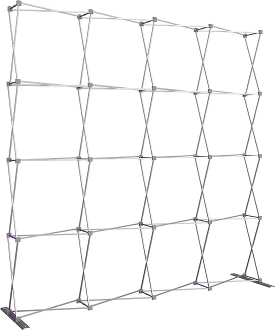 10' Hopup Extra Tall Straight Fabric Display Full Graphic Orbus Hop Up Fabric Displays