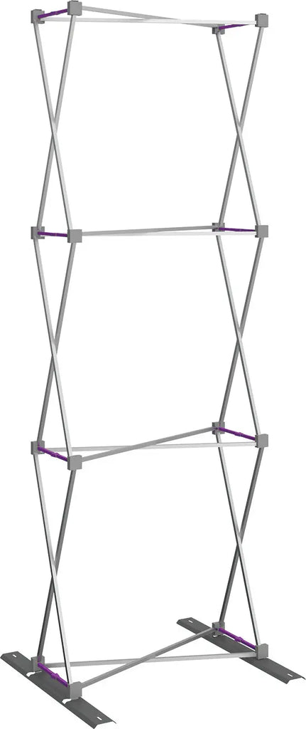 2.5' Hopup Tower Display Front Fabric Graphics Orbus Hop Up Fabric Displays