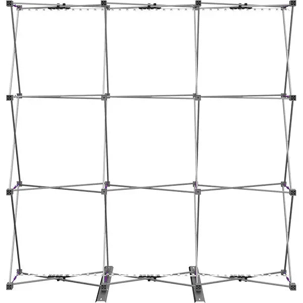 7.5' Hopup Straight Backlit Fabric Display Orbus Hop Up Fabric Displays