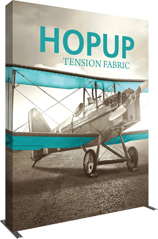 8' Hopup Extra Tall Tension Fabric Displays Orbus Hop Up Fabric Displays