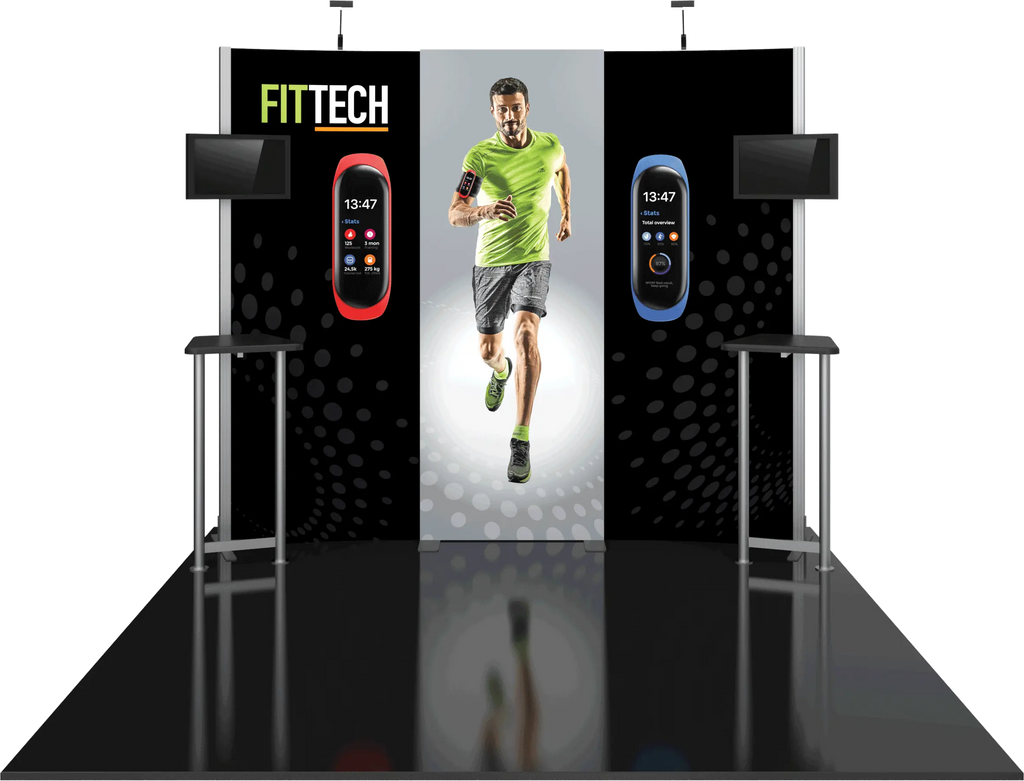 HYBRID PRO 10FT MODULAR BACKWALL KIT 01 Orbus Formulate Fabric Displays