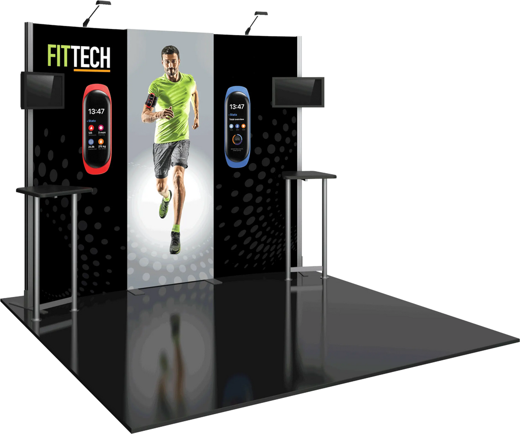 HYBRID PRO 10FT MODULAR BACKWALL KIT 01 Orbus Formulate Fabric Displays