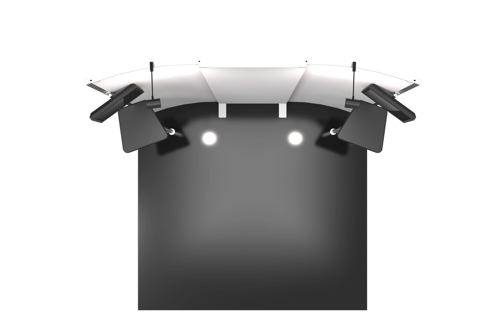HYBRID PRO 10FT MODULAR BACKWALL KIT 01 Orbus Formulate Fabric Displays