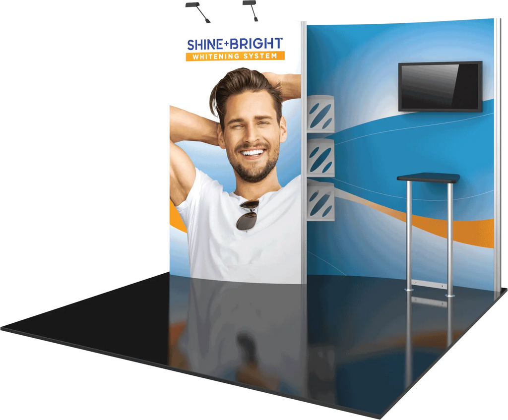 HYBRID PRO 10FT MODULAR BACKWALL KIT 02 Orbus Formulate Fabric Displays