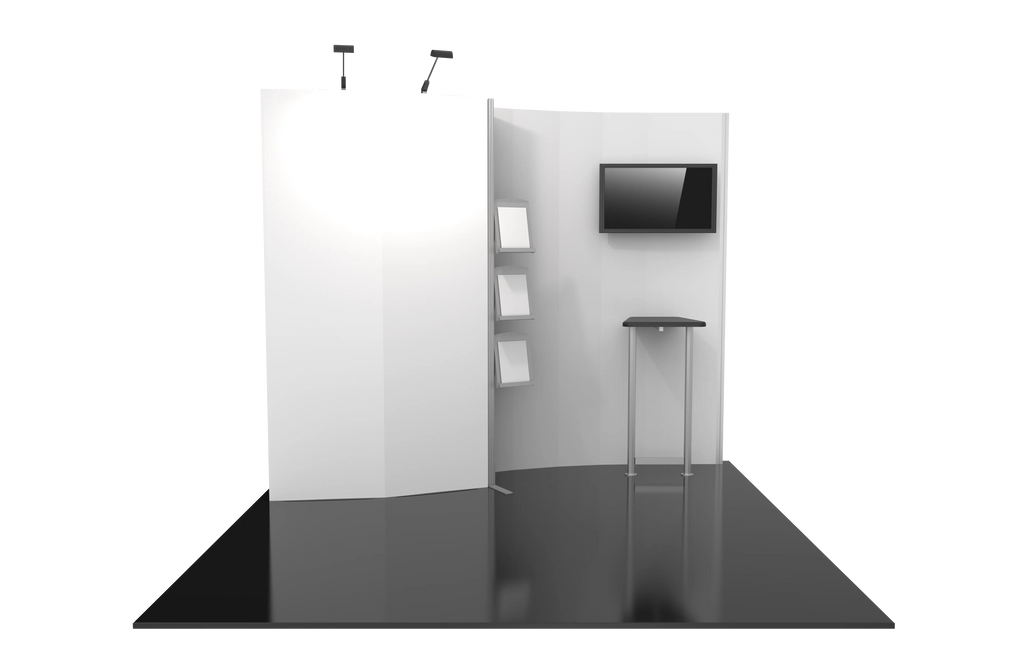 HYBRID PRO 10FT MODULAR BACKWALL KIT 03 Orbus Formulate Fabric Displays