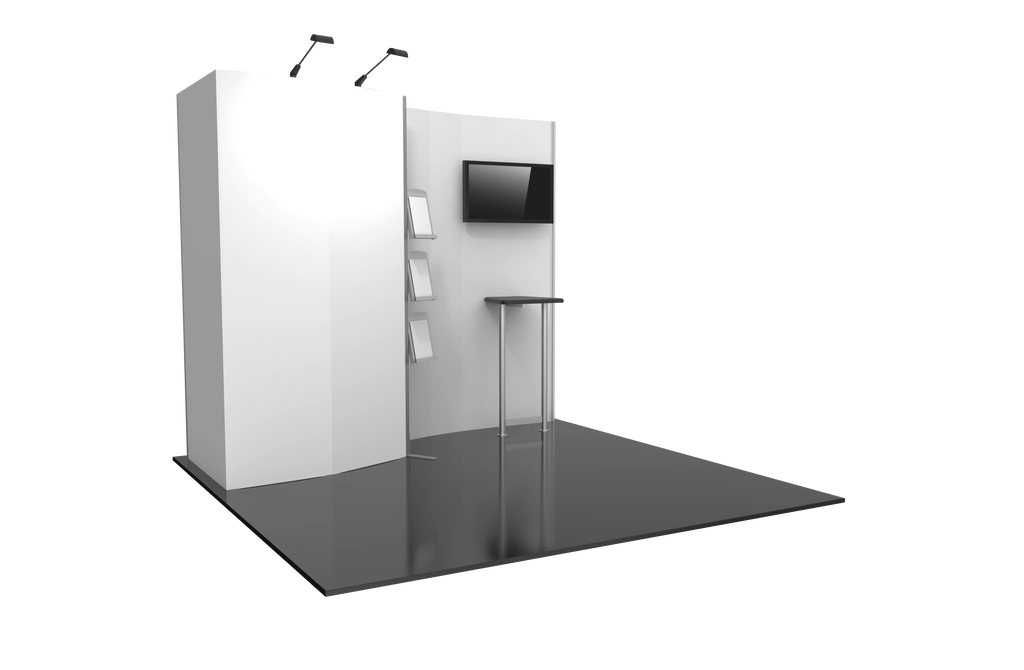 HYBRID PRO 10FT MODULAR BACKWALL KIT 03 Orbus Formulate Fabric Displays
