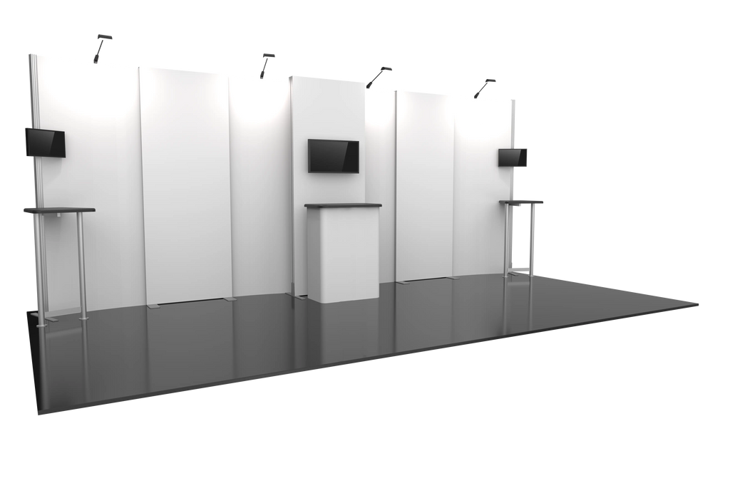 HYBRID PRO 20FT MODULAR BACKWALL KIT 09 Orbus Formulate Fabric Displays