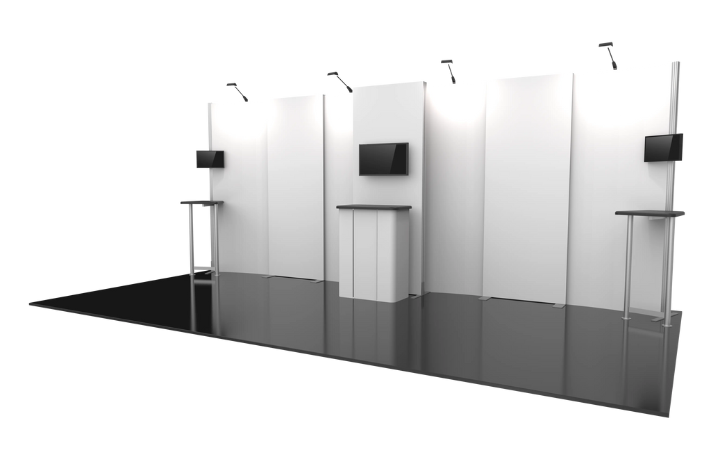 HYBRID PRO 20FT MODULAR BACKWALL KIT 09 Orbus Formulate Fabric Displays
