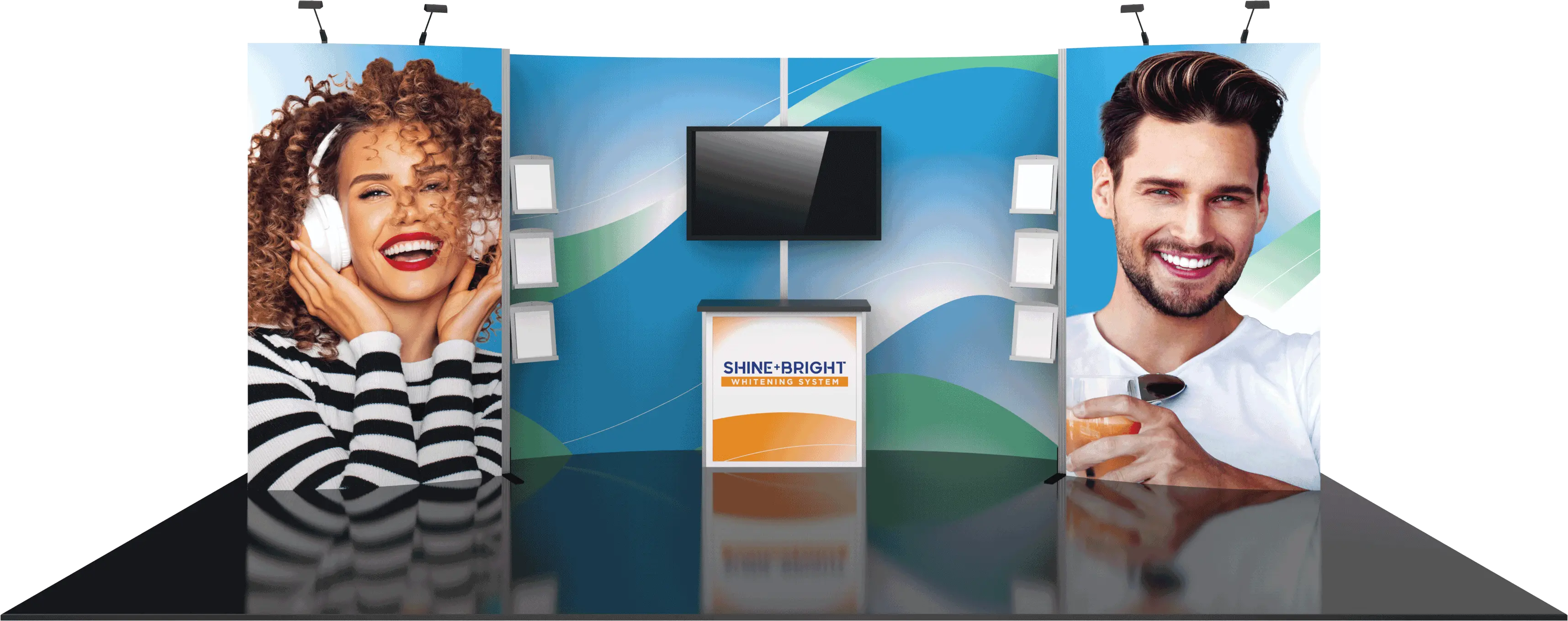 Backwall HYBRID PRO 20FT MODULAR BACKWALL KIT 10 – Orbus Displays