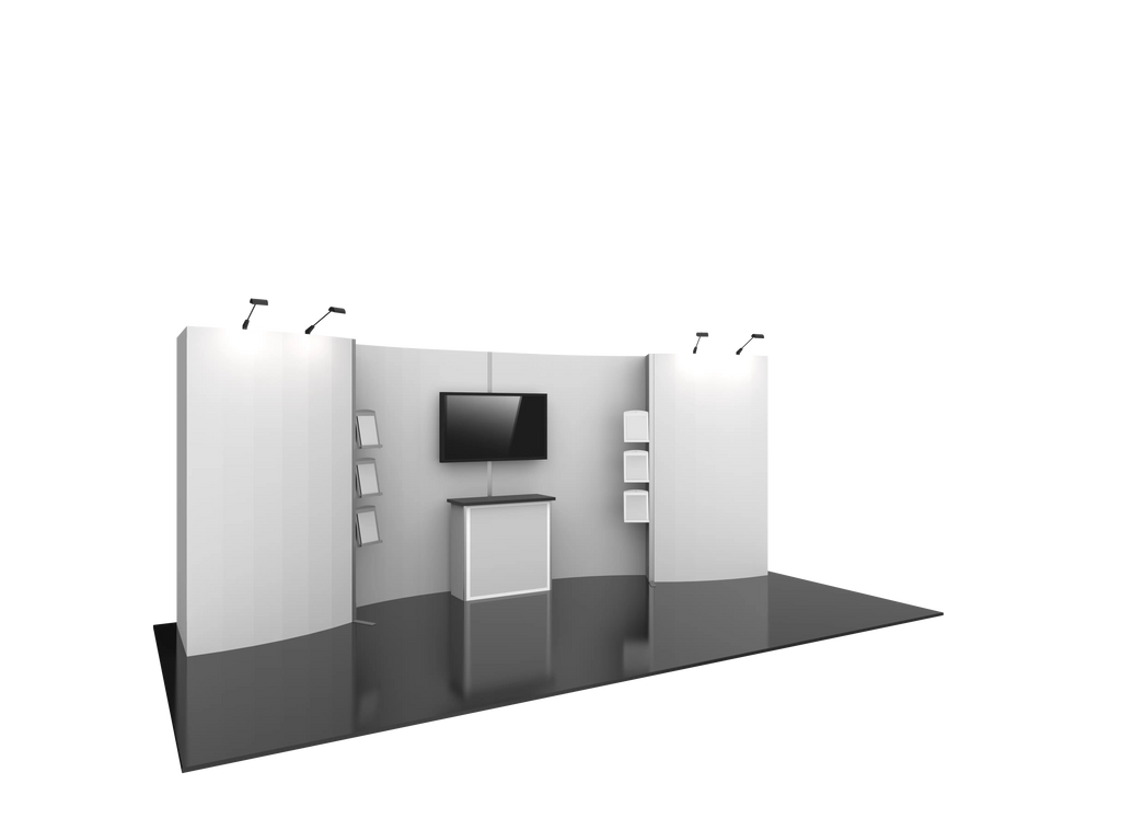 HYBRID PRO 20FT MODULAR BACKWALL KIT 11 Orbus Formulate Fabric Displays