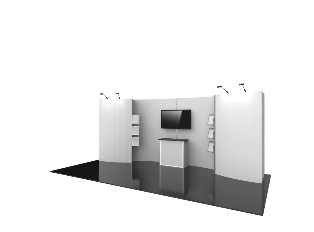 HYBRID PRO 20FT MODULAR BACKWALL KIT 11 Orbus Formulate Fabric Displays