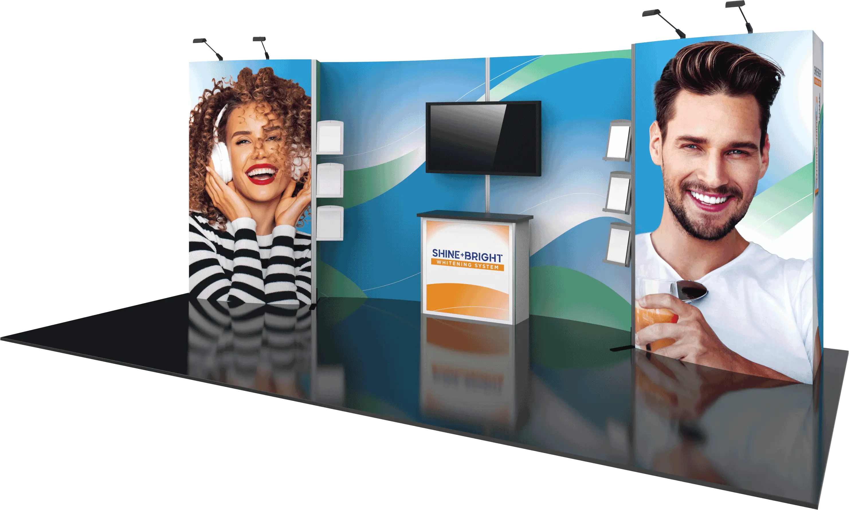 Backwall HYBRID PRO 20FT MODULAR BACKWALL KIT 10 – Orbus Displays