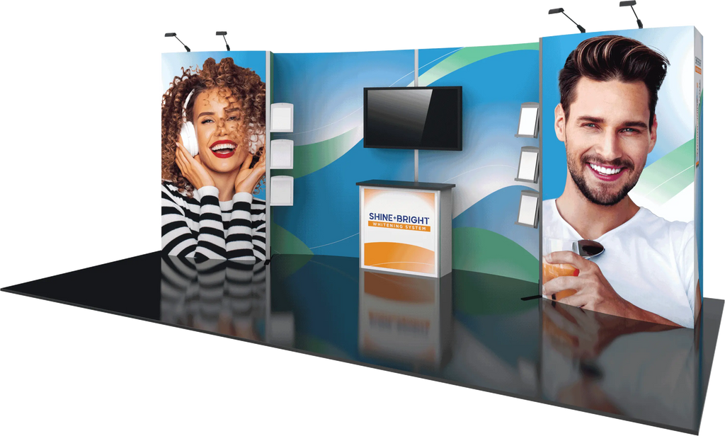HYBRID PRO 20FT MODULAR BACKWALL KIT 10 Orbus Formulate Fabric Displays