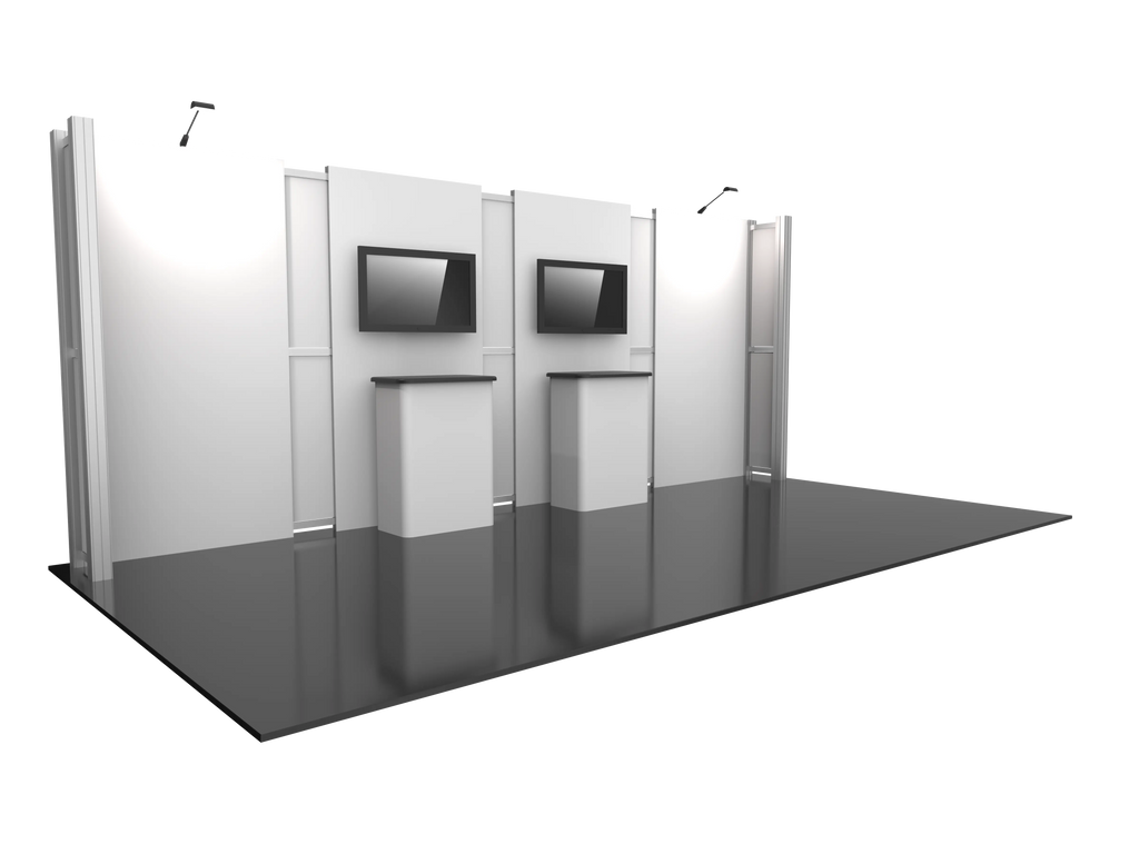 HYBRID PRO 20FT MODULAR BACKWALL KIT 13 Orbus Formulate Fabric Displays