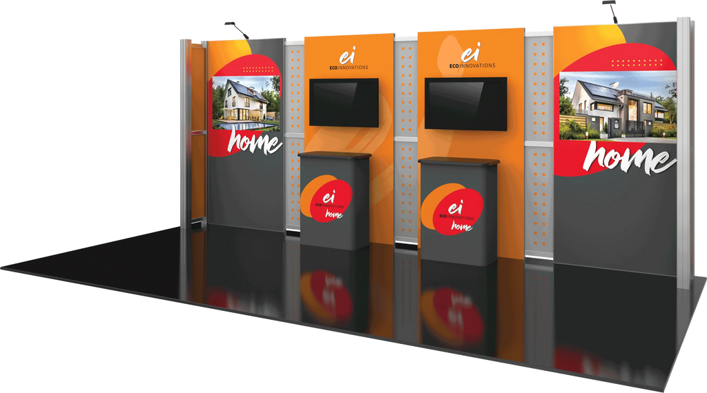 HYBRID PRO 20FT MODULAR BACKWALL KIT 13 Orbus Formulate Fabric Displays