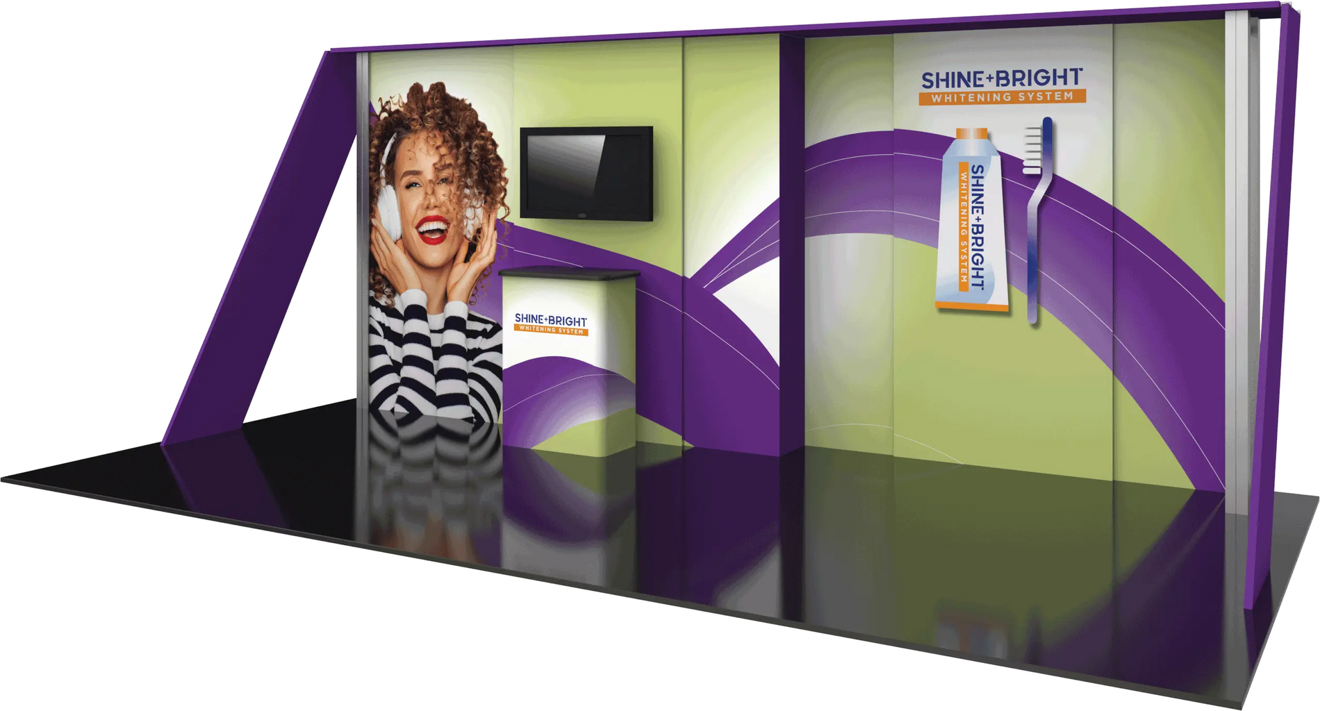 HYBRID PRO 20FT MODULAR BACKWALL KIT 15 Orbus Formulate Fabric Displays