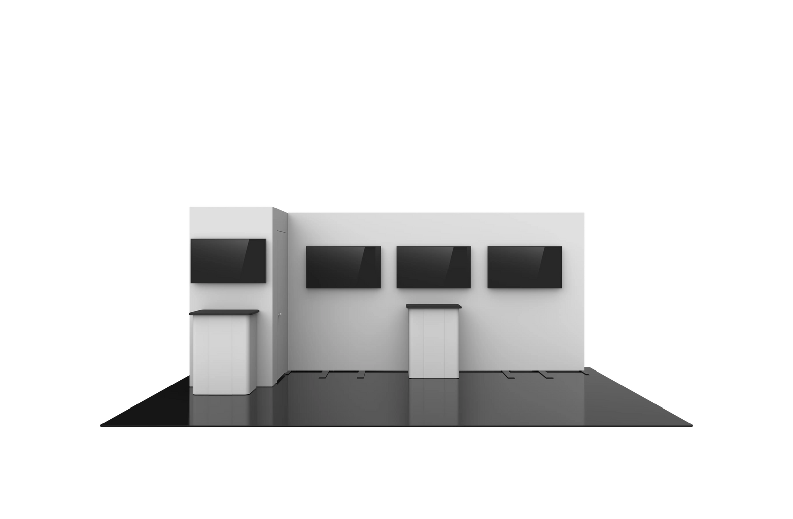 HYBRID PRO 20FT MODULAR BACKWALL KIT 25 Orbus Formulate Fabric Displays